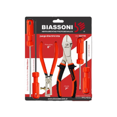 BIASSONI-997735 SET 6 PIEZAS DE DESTORNILLADORES PP Y ALICATES - comprar online