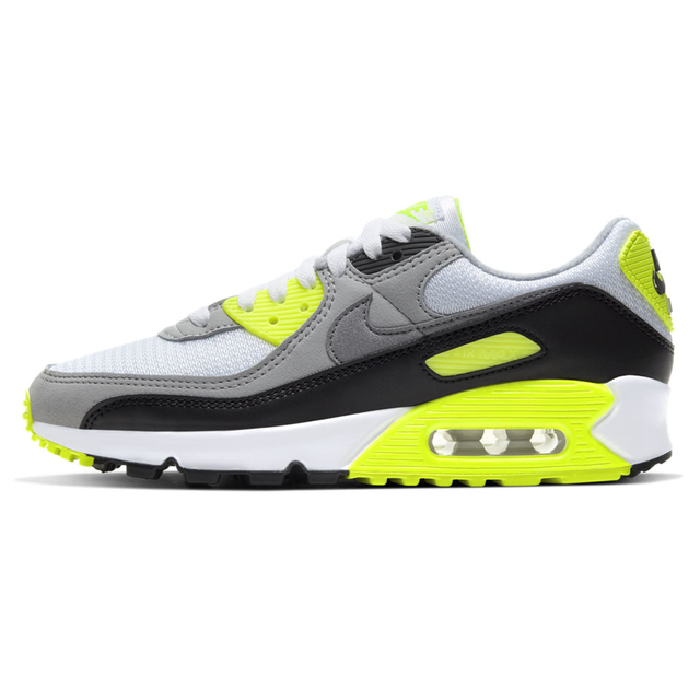 air max 90 white  and  particle grey volt