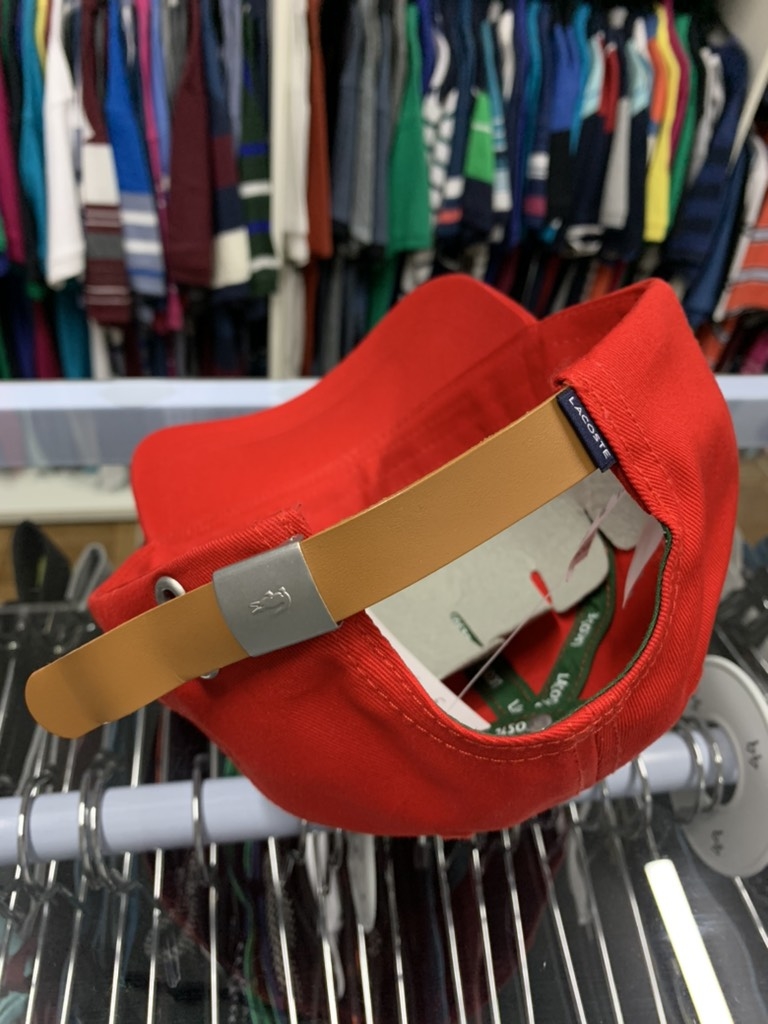 Boné Lacoste Big Croc Vermelho