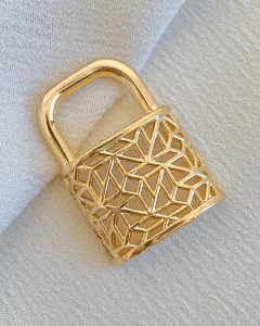 DIJE CANDADO GOLD 2.4CM