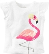 Carter´s remera manga corta - Flamenco con lentejuelas
