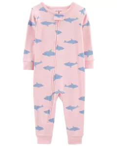Carters pijama algodon sin pies - Delfines
