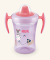 NUK Evolution Trainer Cup con pico blando - Rosa chicle