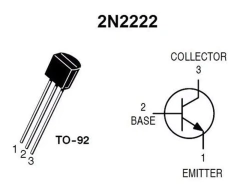 Pack 5x Transistor 2n2222 Npn 60v 600ma 2n2222a To92 Nubbeo en internet