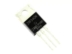 Transistor Mosfet Irf540n 33a 100v Irf540 Ir Arduino Nubbeo