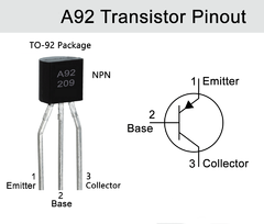 Transistor A92 PNP 300V 500mA To92 MPSA92 Nubbeo en internet
