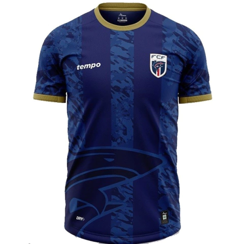 Camisa Seleção Cabo Verde Home 2022 s/nº Tempo Masculina - Azul