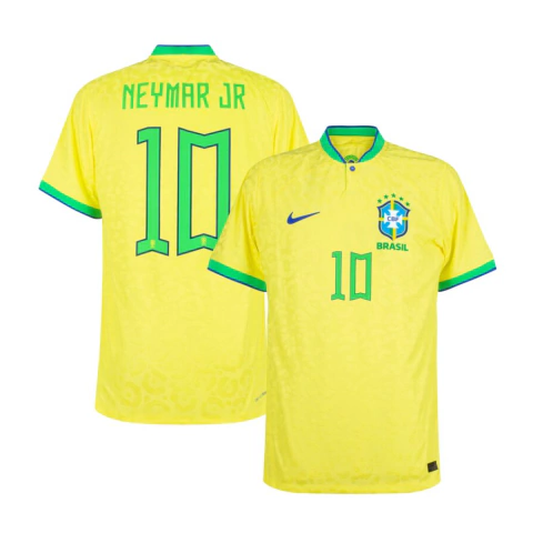 Camisa Seleção Brasil Home 2022/24 Neymar Jr 10 Masculina Nike - Amarelo
