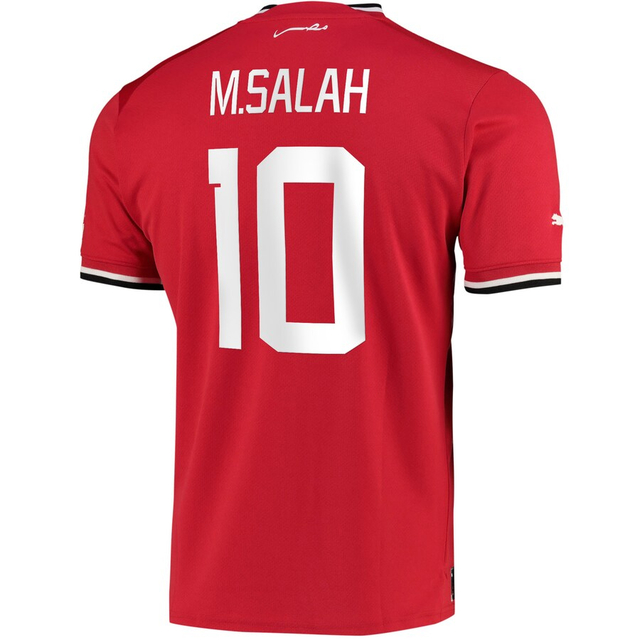 Camisa Seleção Egito Home 22/23 M.Salah 10 Masculina - Vermelho