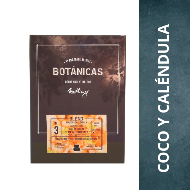 Infusión Yerba Mathienzo Escamas Coco Y Caléndula 240gr 