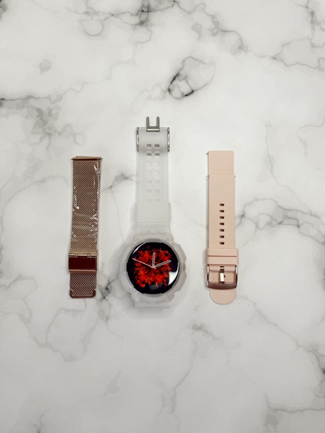 SmartWatch Dt2 Plus Rosa - Triple Malla - Debag