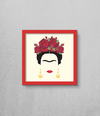 Quadro Frida Kahlo Minimalista na internet