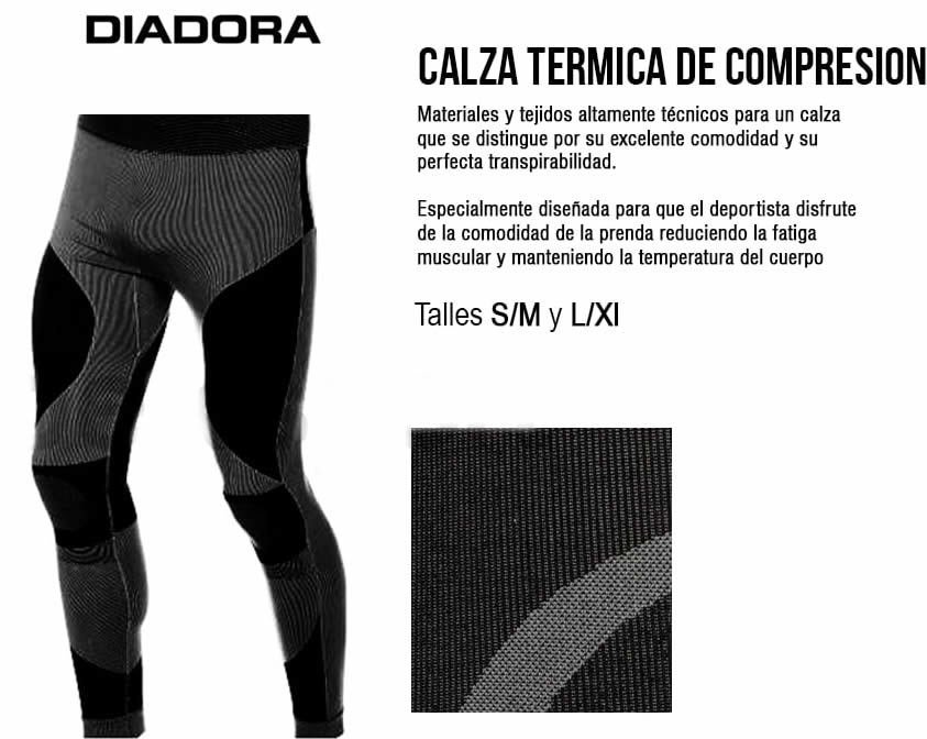 Calza Larga Termica Sport Running Diadora en Referee Store