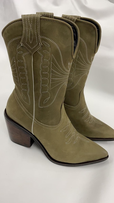 Botas Texanas Milano Green