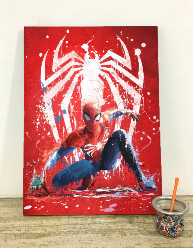 Cuadro Spiderman - Pintura - Comprar en Casita Deco