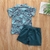 Conjunto camiseta e shorts floral - comprar online