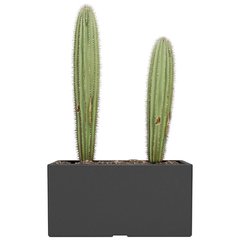 Maceta de plastico Jardinera N 60 color Negro
