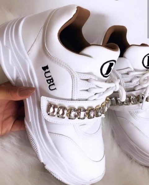 MYBUBU TÊNIS REFLETIVO BRANCO e PRETO – Bubu Store