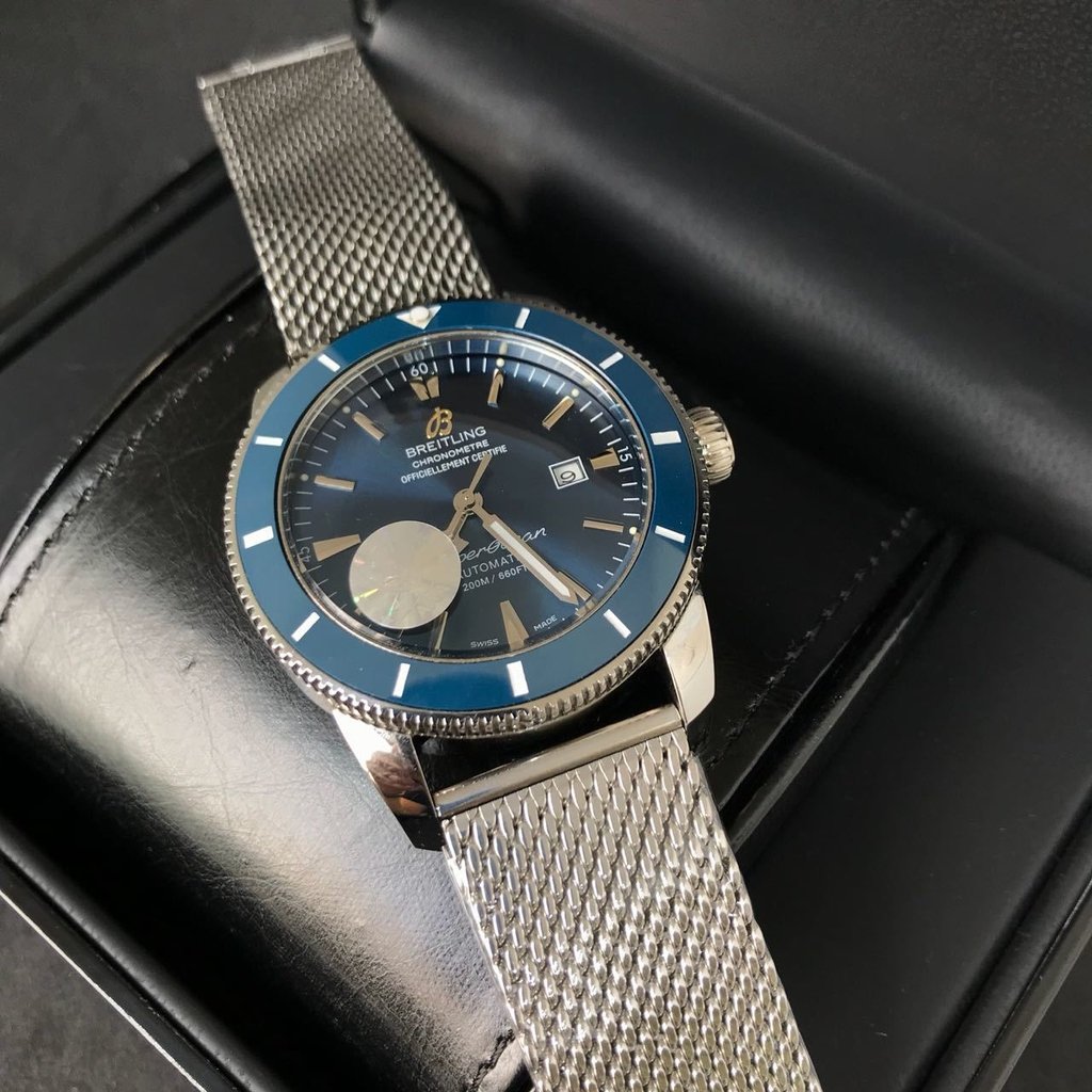 breitling superocean azul