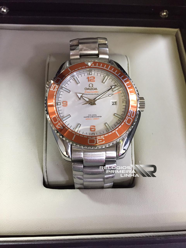 omega seamaster laranja