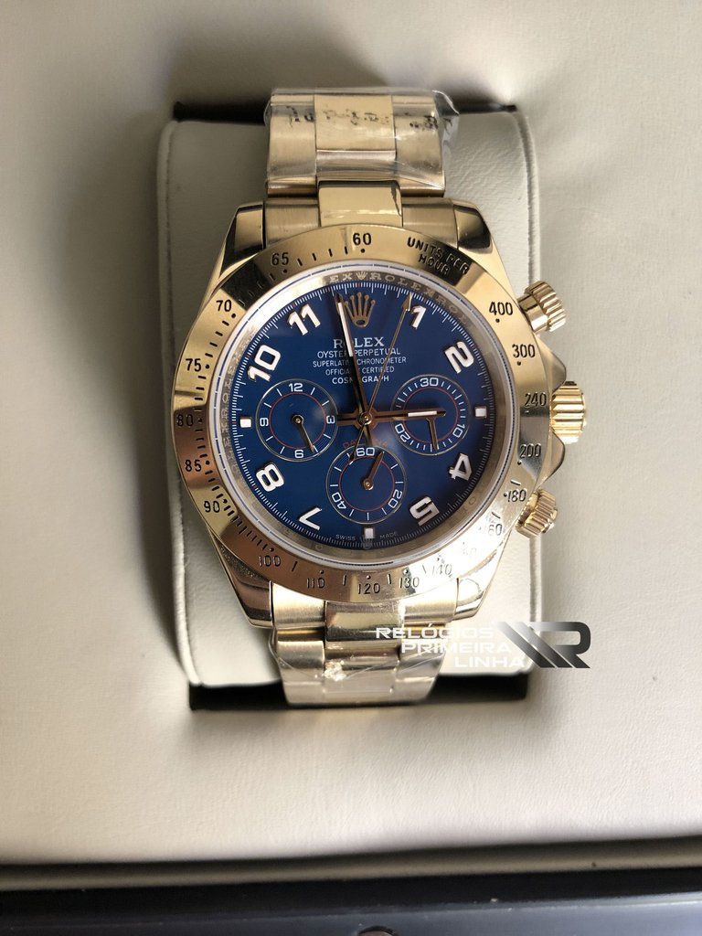 rolex daytona azul