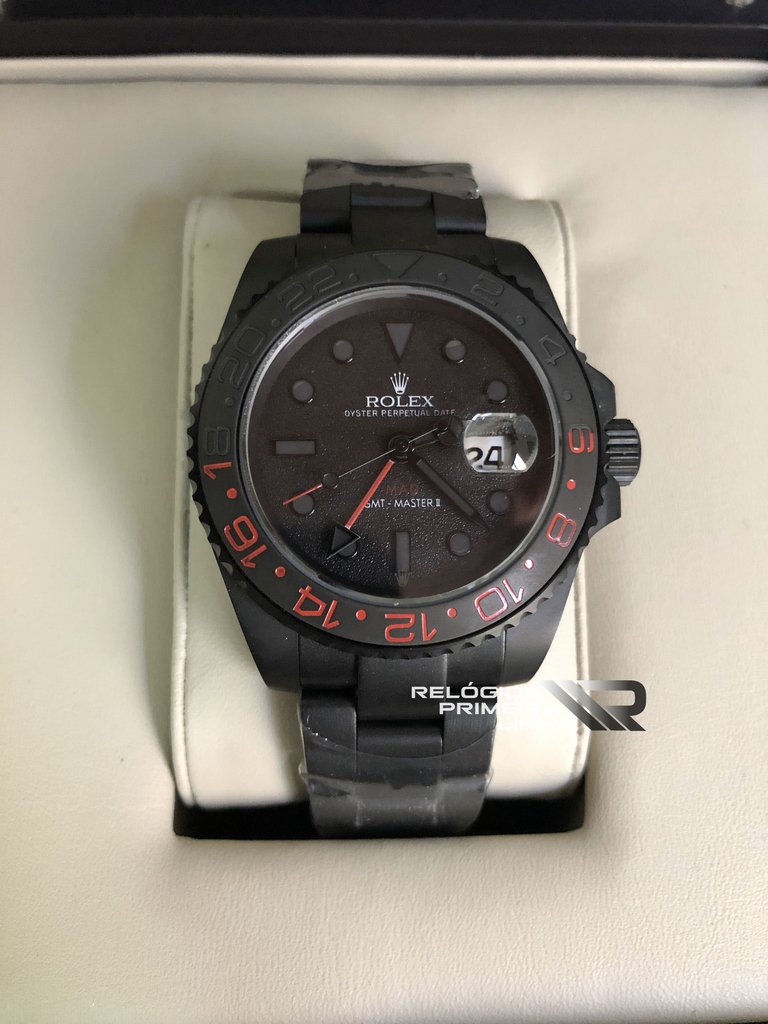 rolex gmt master 2 preto