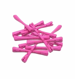 bigudies plasticos huecos N2 x100