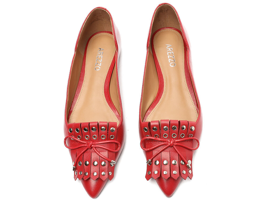 ZAPATO DIONE CUERO ROJO - Perugia - Tienda Online