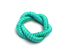 Bracelete Torsade Azul e Verde - comprar online