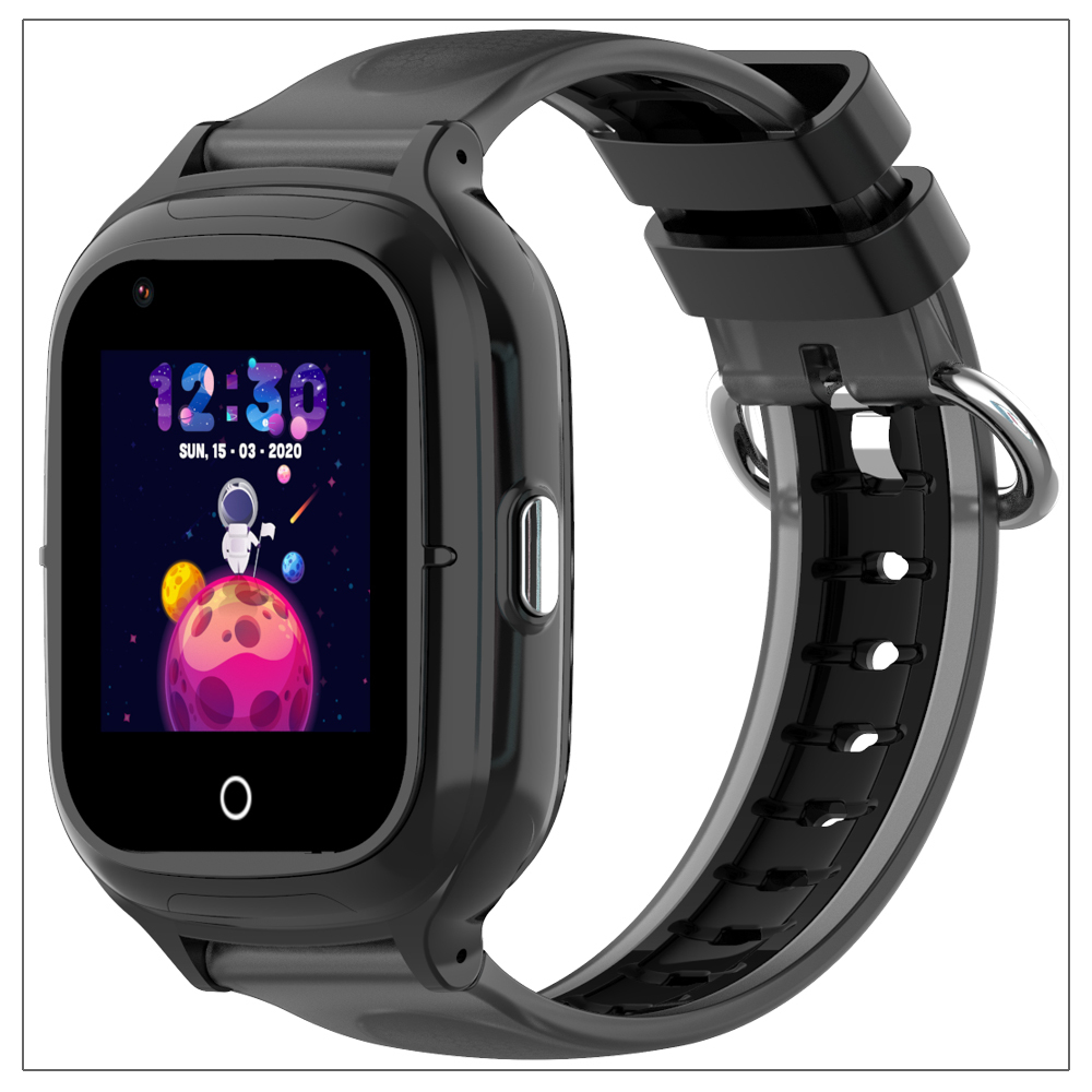Reloj GPS, Teléfono, 4G, Botón de SOS, juvenil, malla desmontable  transparente