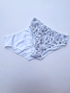 Pack X2 Tiro corto flores negro - comprar online