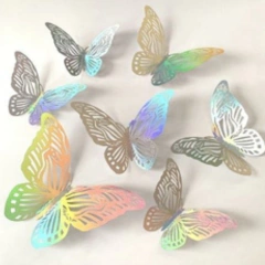 Decoracion Mariposa 3D x6