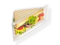 Bandeja Triangular Sandwich Por unidad.