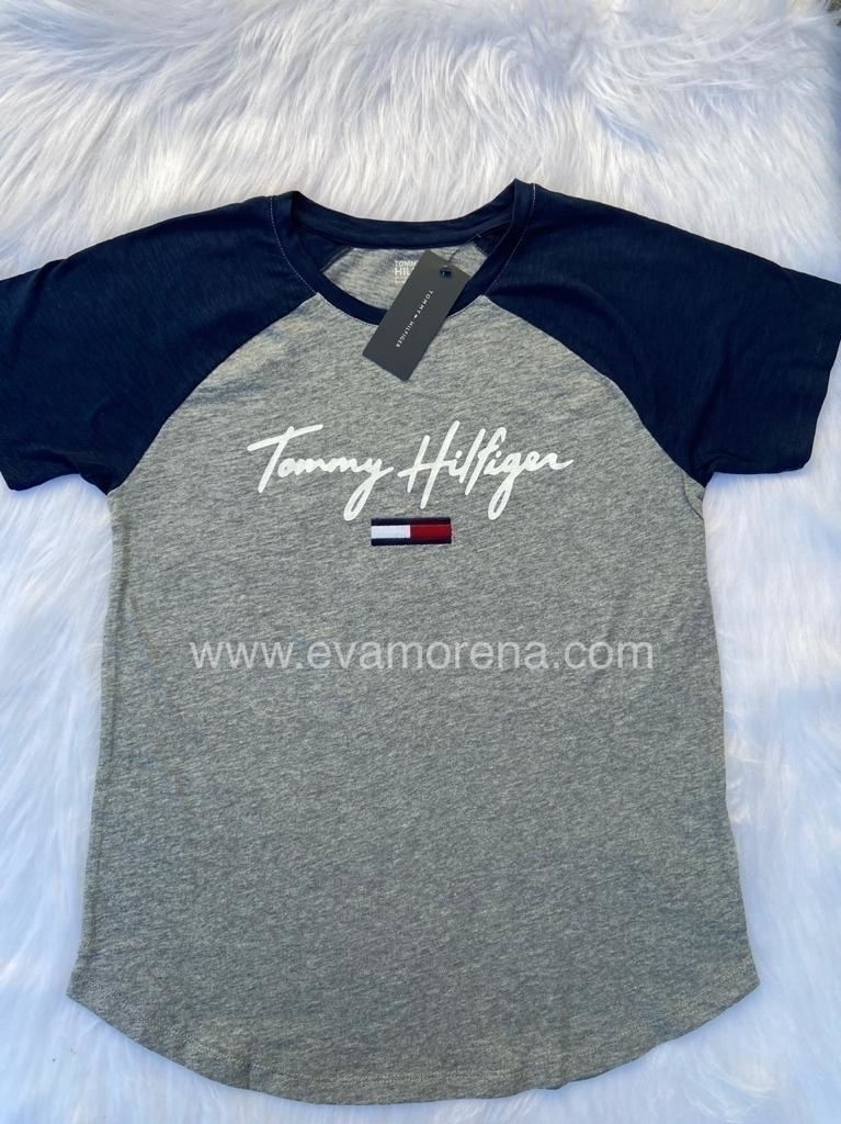 REMERA TOMMY HILFIGER MUJER HILO (art.297) - EVA MORENA
