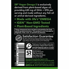 Omega 3 Vegano - SR 60 cápsulas en internet