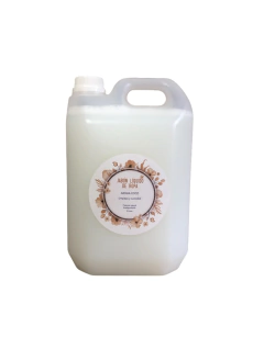 Jabón Líquido de Ropa Natural Aroma Coco Apto Lavarropas Bidón 5 Litros - Holístico