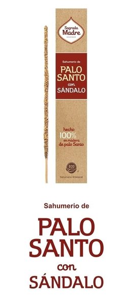 Sahumerio de Palo Santo con Sándalo - Sagrada Madre