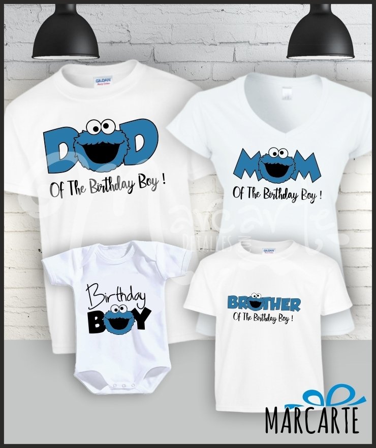 playeras personalizadas para familia de 4