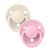 Chupetes Bibs De Lux (Silicona) - Ivory-Baby Pink