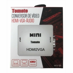 CONVERSOR HDMI P / VGA- ÁUDIO TOMATE MTV-611