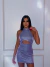 Vestido Madah Lilás Glitter