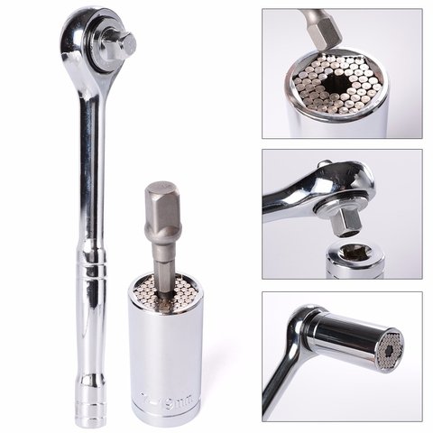 Llave Tubo con Criket para usos Multiple adaptable 7 a 19mm JA