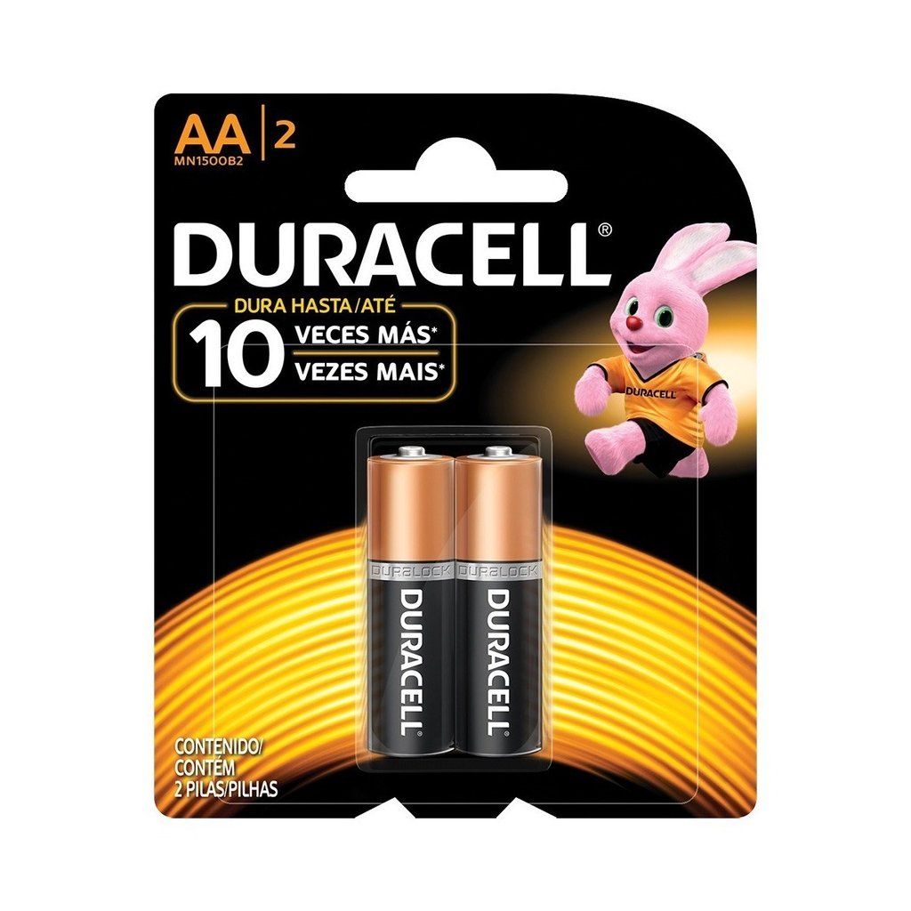 Pilas AA Duracell Blister X2 Unidades