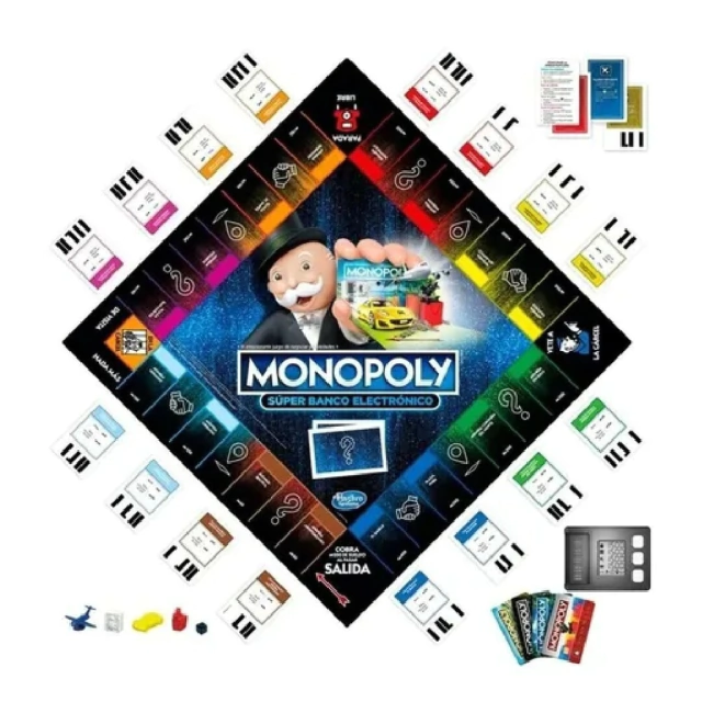 Juego De Mesa Monopoly Super Banco Electrónico Hasbro E8978
