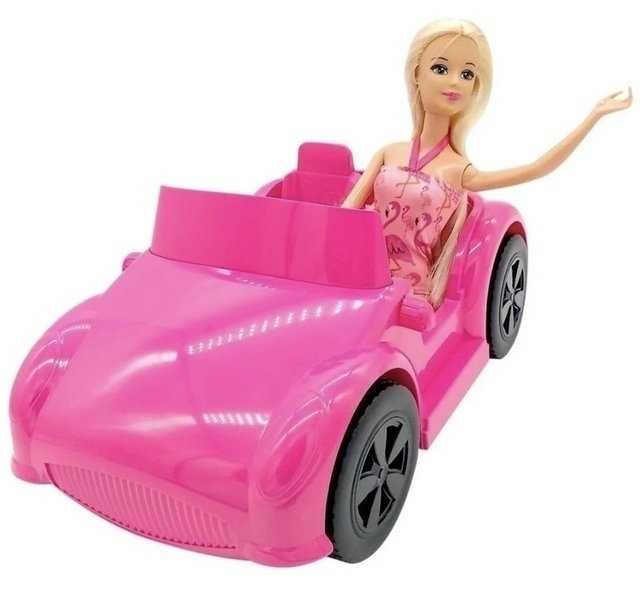 Muñeca Kiara y su Auto de Playa Poppi Doll B088 EMPAQUE DAÑADO