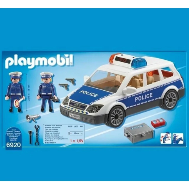 Playmobil City Action Coche De Policía Luces Y Sonido 6920