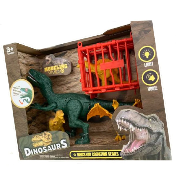 Set de dinosaurios con luz y sonido - Art. BL6935 Set de dinosaurios con luz y sonido - Art. BL6935