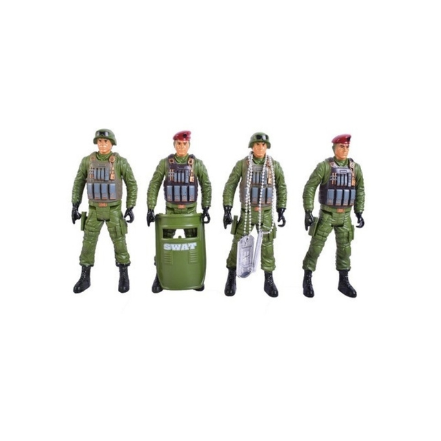 Muñecos Soldados Escuadrón de Élite Héroes de Combate El Duende Azul ART  7534