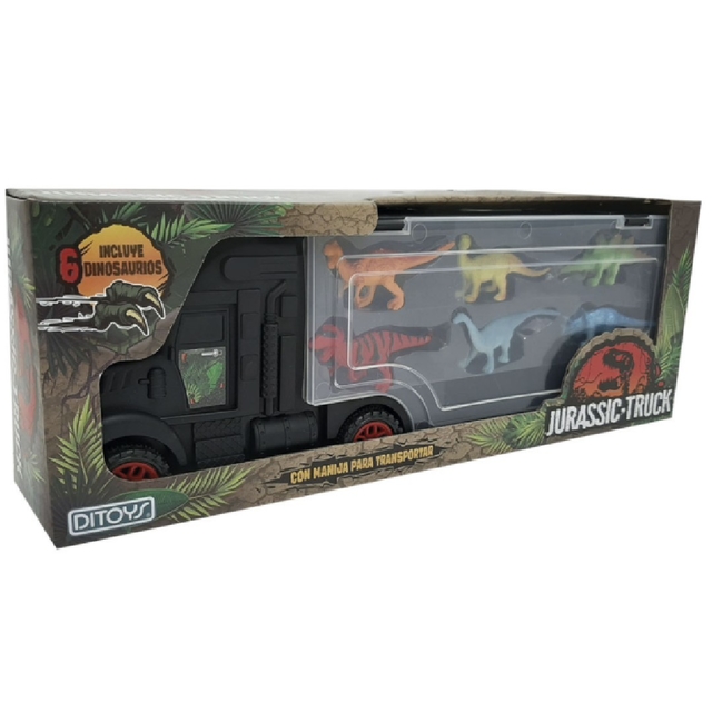 Camión Transporta Dinosaurios Jurassic Truck Ditoys 2440 Camión Transporta Dinosaurios Jurassic Truck Ditoys 2440