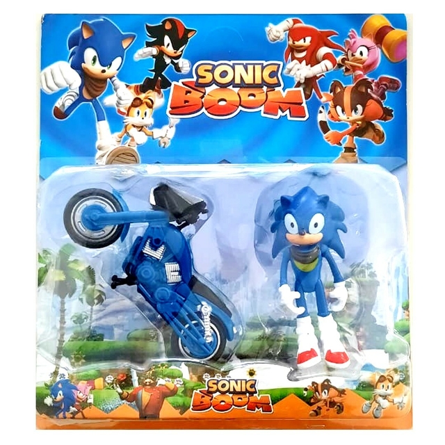 Muñeco Figura Sonic Boom Con Vehiculo